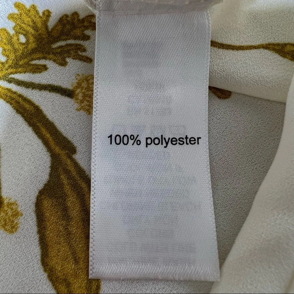 NWT Maurices Blue and Gold Floral Tank Top Blouse - Picture 10 of 11